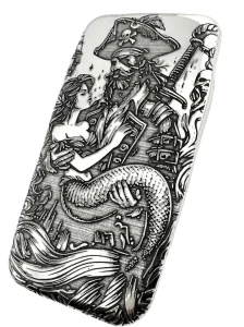 Adamo Metals- Silver art bar pirate